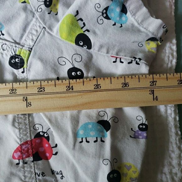 Scrubstar Scrub Top Ladybug Scrubs Love Bug Medical Vet Dental Women's XL *FLAW - Picture 12 of 12